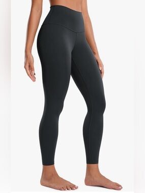 CRZ YOGA Melanite Grey High-Waist Leggings 25"